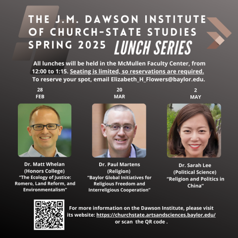 Dawson Lunch Series Spring 2025